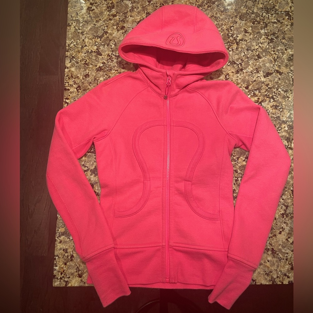 Lululemon Scuba Jacket- sz 2 - hot pink